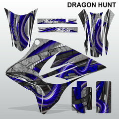 Yamaha TTR230 2005-2013 DRAGON HUNT motocross racing decals set MX graphics