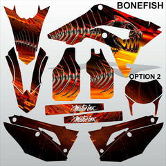 HONDA CR 250 450 2018-2021 BONEFISH motocross race decals set MX graphics kit