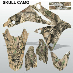 SUZUKI RMX 450Z 2011-2013 SKULL CAMO motocross racing decals set MX graphics kit