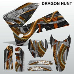 KTM EXC 2005-2007 DRAGON HUNT motocross decals stripes set MX graphics kit