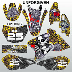 SUZUKI DRZ 400 2002-2020 UNFORGIVEN motocross racing decals set MX graphics kit