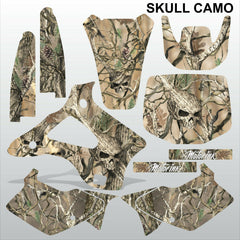 Kawasaki KX125-250 1994-1998 SKULL CAMO motocross racing decals set MX graphics