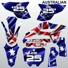 HONDA CRF 450R 2021 AUSTRALIAN motocross racing decals set MX graphics kit