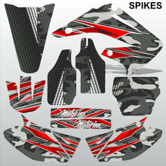 Honda CR125 CR250 2008-2012 SPIKES motocross racing decals set MX graphics kit