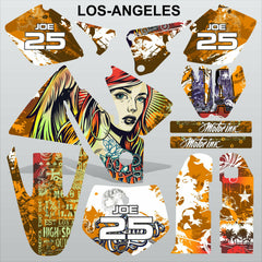 KTM SX 1998-2000 LOS-ANGELES motocross racing decals set MX graphics stripes kit