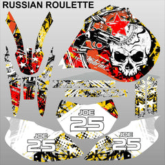 Yamaha TTR600 1997-2005 RUSSIAN ROULETTE motocross racing decals set MX graphics