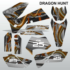 KTM EXC 2005-2007 DRAGON HUNT motocross decals stripes set MX graphics kit