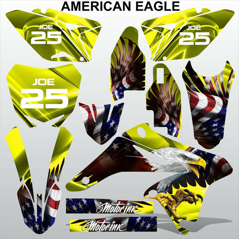 Suzuki RMZ 250 2010-2018 AMERICAN EAGLE motocross racing decals set MX graphics