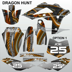 HUSQVARNA 250 450 510 2008-2010 DRAGON HUNT motocross decals MX graphics kit