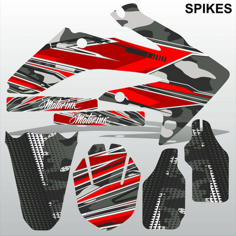 Honda CRF 250 2008-2009 SPIKES motocross racing decals set MX graphics kit