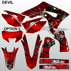 HONDA CRF 450RL 450L 2019-2022 DEVIL motocross racing decals set MX graphics kit