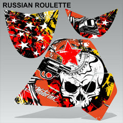 Yamaha PW50 1992-2019 RUSSIAN ROULETTE motocross racing decals set MX graphics
