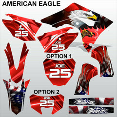 HONDA CRF 450RL 450L 2019-2022 AMERICAN EAGLE motocross decals MX graphics kit