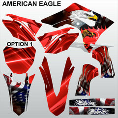 HONDA CRF 450RL 450L 2019-2022 AMERICAN EAGLE motocross decals MX graphics kit