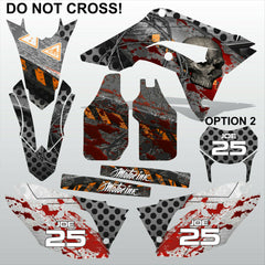 HONDA CR 250 450 2018-2021 DO NOT CROSS motocross racing decals set MX graphics