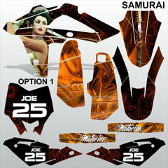 HUSQVARNA CR WR 125 2009-2013 SAMURAI motocross decals set MX graphics kit