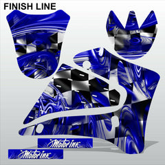 Yamaha TTR125 2000-2007 FINISH LINE motocross racing decals set MX graphics kit