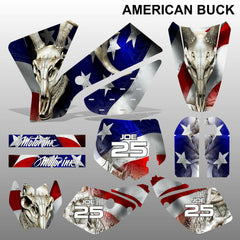 KTM SX 65 2002-2008 AMERICAN BUCK motocross racing decals stripe set MX graphics