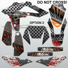 HUSQVARNA CR WR 125 2009-2013 DO NOT CROSS motocross decals set MX graphics kit