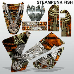 KTM SX 65 2002-2008 STEAMPUNK FISH motocross racing decals stripe MX graphics