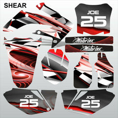 Honda CRF 250 2008-2009 SHEAR racing motocross decals set MX graphics kit