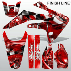 Honda CRF 150R 2007-2018 FINISH LINE motocross decals MX graphics kit