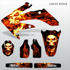 Honda CRF 250 2006-2007 GHOST RIDER motocross decals set MX graphics kit