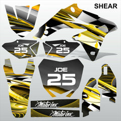 Suzuki RMZ 450 2008-2017 SHEAR motocross racing decals set MX graphics kit