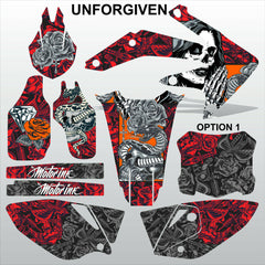 Honda CRF 450X 2005-2016 UNFORGIVEN motocross racing decals set MX graphics kit