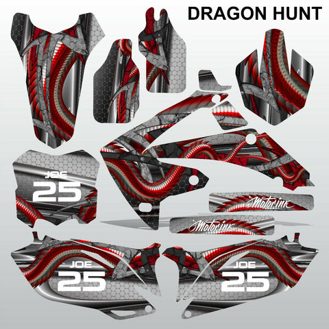 Honda CRF 450 2009-2012 DRAGON HUNT motocross decals set MX graphics kit