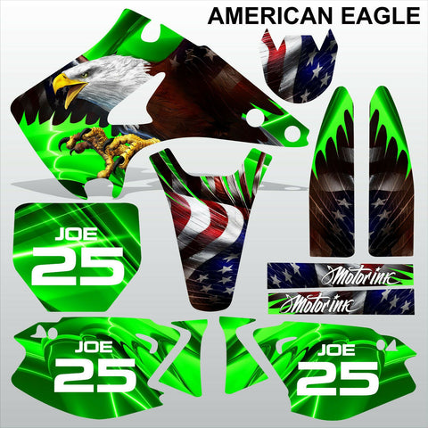 Kawasaki KX 125-250 2003-2009 AMERICAN EAGLE motocross racing decals MX graphics