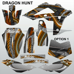 HUSQVARNA 250 450 510 2008-2010 DRAGON HUNT motocross decals MX graphics kit