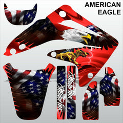 Honda CR85 2003-2012 AMERICAN EAGLE motocross racing decals MX graphics stripe
