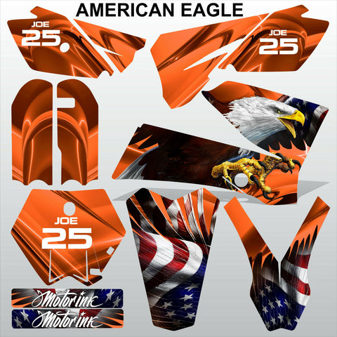 KTM SX 85-105 2006-2012 AMERICAN EAGLE motocross racing decals set MX graphics