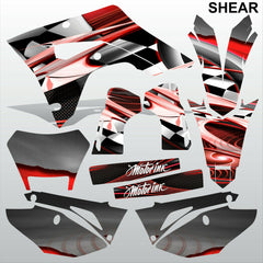 Honda CRF 450X 2018-2021 SHEAR motocross racing decals set MX graphics kit