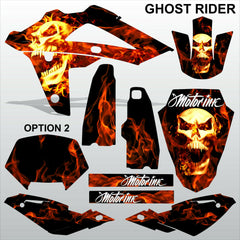 HUSQVARNA 250 450 510 2008-2010 GHOST RIDER motocross decals set MX graphics kit