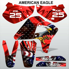 Honda XR650R 2000-2009 AMERICAN EAGLE racing motocross decals set MX graphics