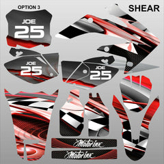 Honda CRF 250X 2004-2012 SHEAR racing motocross decals set MX graphics kit