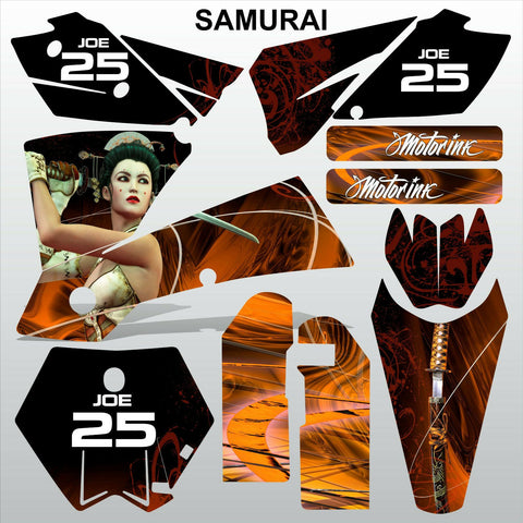 KTM SX 2003-2004 SAMURAI  motocross racing decals stripes set MX graphics kit