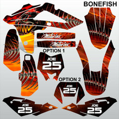 HUSQVARNA CR WR 125 2009-2013 BONEFISH motocross decals set MX graphics kit