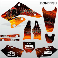 Suzuki RMZ 250 2004-2006 BONEFISH motocross racing decals set MX graphics kit