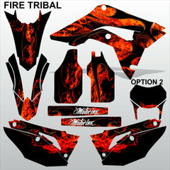 HONDA CR 250 450 2018-2021 FIRE TRIBAL motocross racing decals set MX graphics