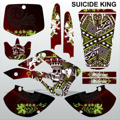 Kawasaki KX125-250 1999-2002 SUICIDE KING motocross decals set MX graphics kit