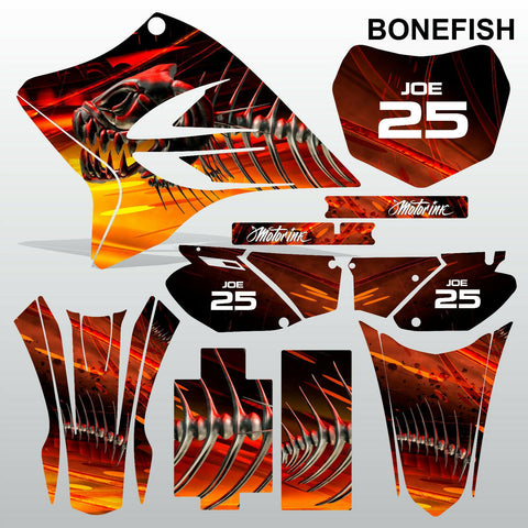 Yamaha TTR230 2005-2013 BONEFISH motocross racing decals set MX graphics