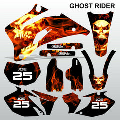 Yamaha WR 450F 2007-2013 GHOST RIDER motocross race decals set MX graphics kit