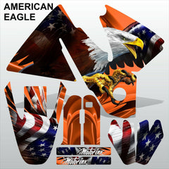 KTM SX 1998-2000 AMERICAN EAGLE motocross decals racing stripes set MX graphics