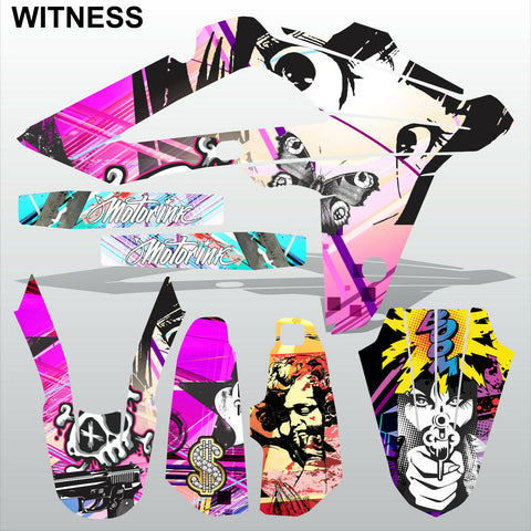HUSQVARNA CR WR 125 2009-2013 WITNESS motocross racing decals set MX graphics