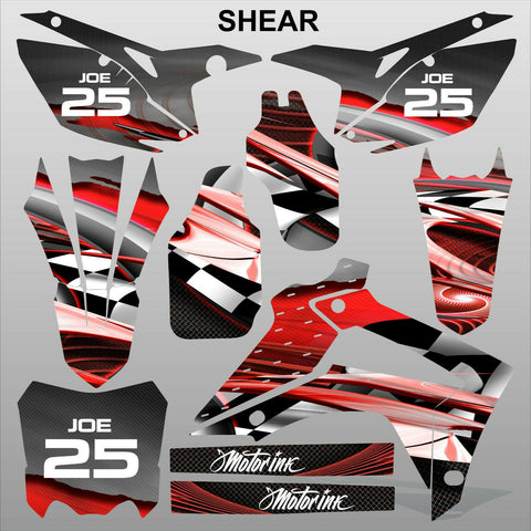 Honda CRF450 2013-2014 CRF250 2014 SHEAR motocross decals set MX graphics kit