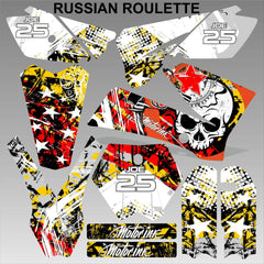 KTM SX 85-105 2006-2012 RUSSIAN ROULETTE motocross racing decals set MX graphics