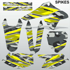 SUZUKI DRZ 125 2008-2019 SPIKES motocross racing decals set MX graphics kit